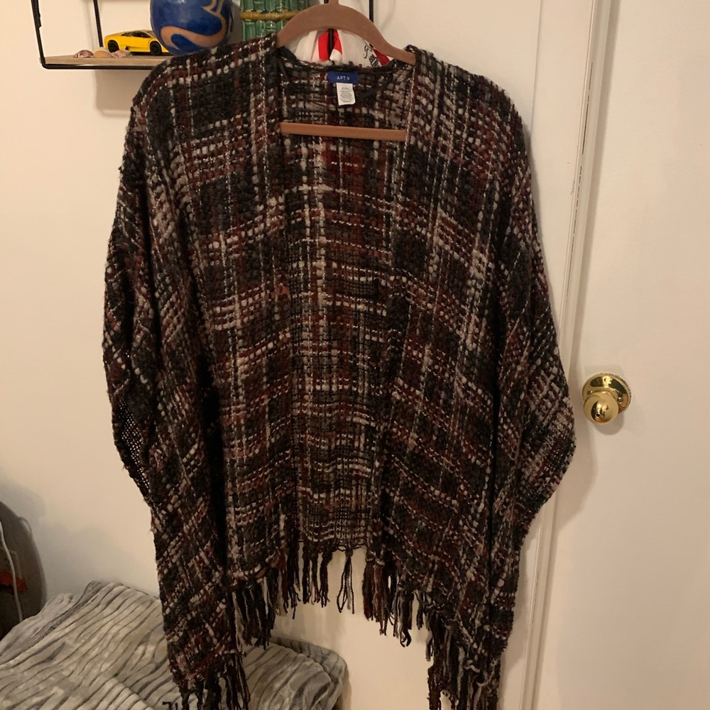Purple Plaid Shawl